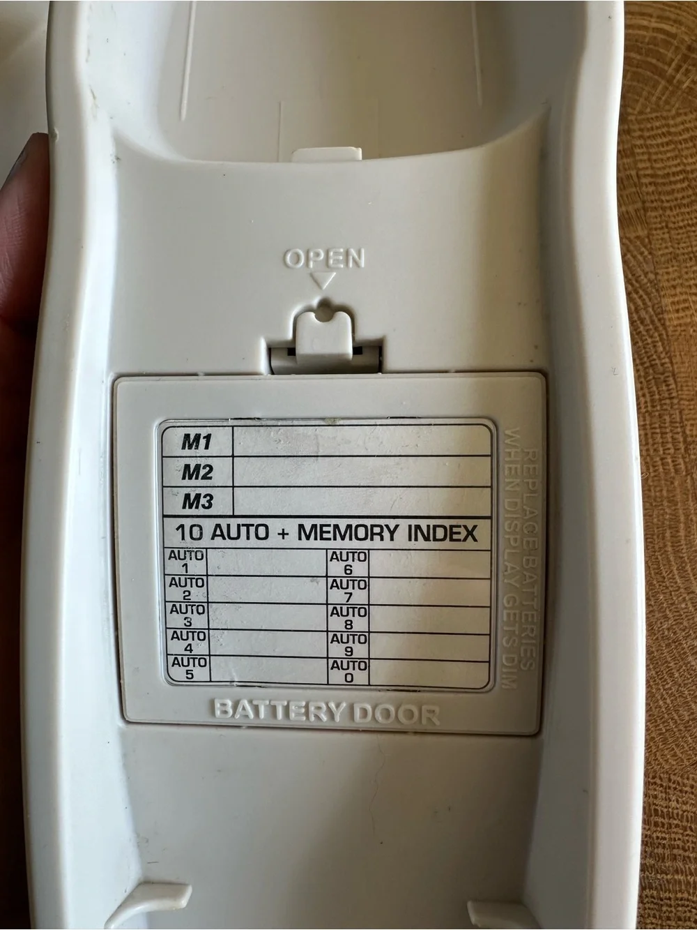 Vintage Durabrand PH-543 White Caller ID Trim Phone Corded Wall Desk Landline